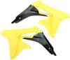 Acerbis Left Right Radiator Shrouds Yellow Black