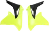 Acerbis Left Right Radiator Shrouds Flourescent Yellow Black