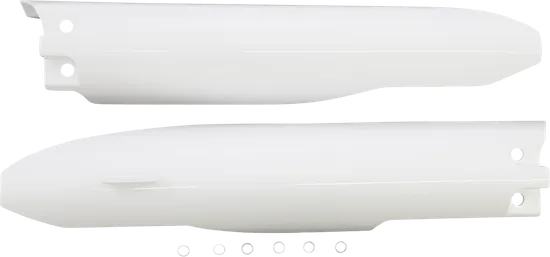 Acerbis White Lower Fork Cover Protector Guard Set
