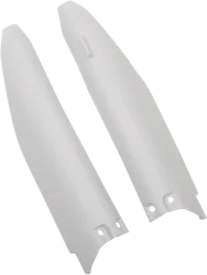 Acerbis White Lower Fork Cover Protector Guard Set