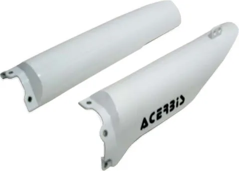 Acerbis White Lower Fork Cover Protector Guard Set