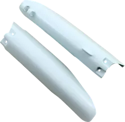 Acerbis White Lower Fork Cover Protector Guard Set