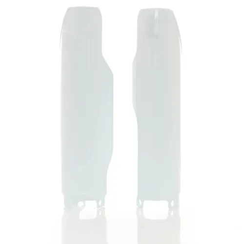 Acerbis White Lower Fork Cover Protector Guard Set 5