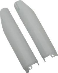 Acerbis White Lower Fork Cover Protector Guard Set