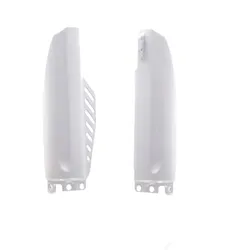Acerbis White Lower Fork Cover Protector Guard Set