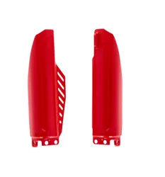 Acerbis Red Lower Fork Cover Protector Guard Set