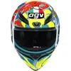 AGV Adult Unisex K1 S Rossi Mugello 1999 Helmet Full Face M Multi