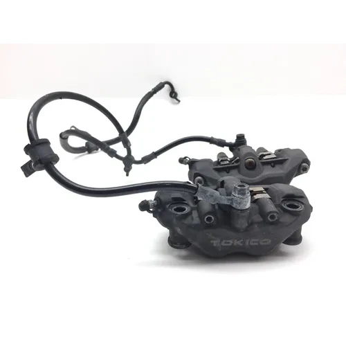 CBR 600RR Left Right Front Brake Calipers Pads Set from 2008 Honda 4