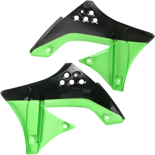 Acerbis Left Right Radiator Shrouds Black Green
