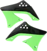 Acerbis Left Right Radiator Shrouds Black Green