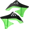 Acerbis Left Right Radiator Shrouds Black Green