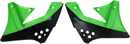 Acerbis Left Right Radiator Shrouds Black Green