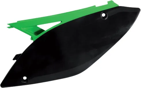 Acerbis Side Panel Number Plates Black Green