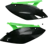 Acerbis Side Panel Number Plates Black Green