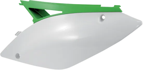 Acerbis Side Panel Number Plates White Green