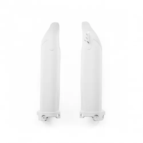 Acerbis White Lower Fork Cover Protector Guard Set 4