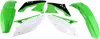 Acerbis Plastic Fender Body Kit Green Panels White Black