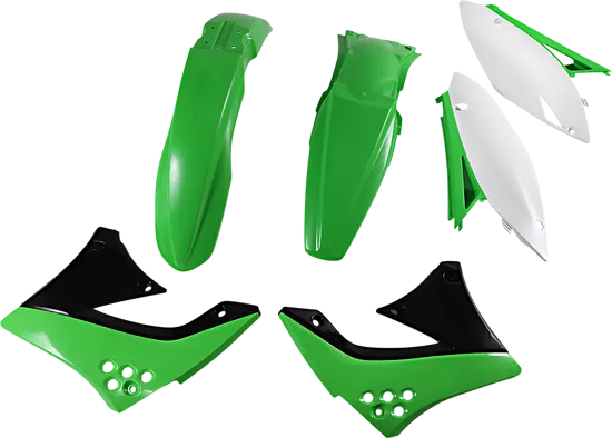 Acerbis Plastic Fender Body Kit Green White Black