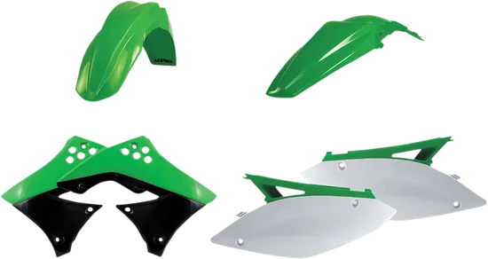Acerbis Plastic Fender Body Kit Green White Black