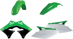 Acerbis Plastic Fender Body Kit Green White Black