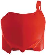 Acerbis Red Front Number Plate