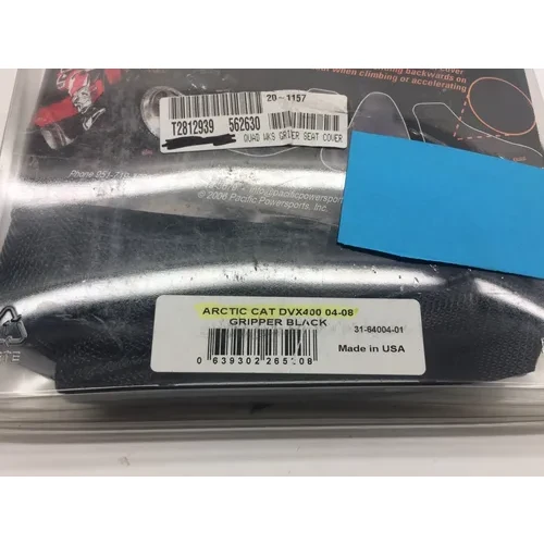 Quad Works Gripper Black Seat Cover 31-64004-01 x 5