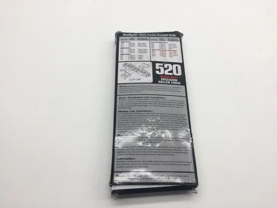 Bikemaster Heavy-Duty Precision Roller 520 Drive Chain Natural 120 Links A x 2