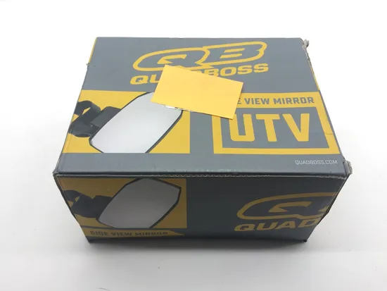 Quadboss 1.75in. Mount Side View Mirror Single Convex Fold-Away 6.5x8.6in 18041T