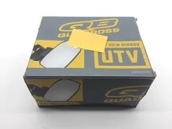 Quadboss 1.75in. Mount Side View Mirror Single Convex Fold-Away 6.5x8.6in 18041T