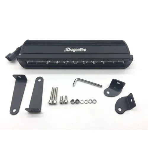 Dragonfire 11in Single Row Extreme LED Light Bar 6 Spot 4 Flood 11-0028 9