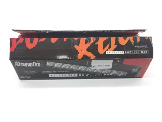 Dragonfire 11in Single Row Extreme LED Light Bar 6 Spot 4 Flood 11-0028