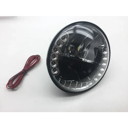 Bikemaster 7in. LED Headlight Head Lamp w Integrateed Turn Signals R711D 5