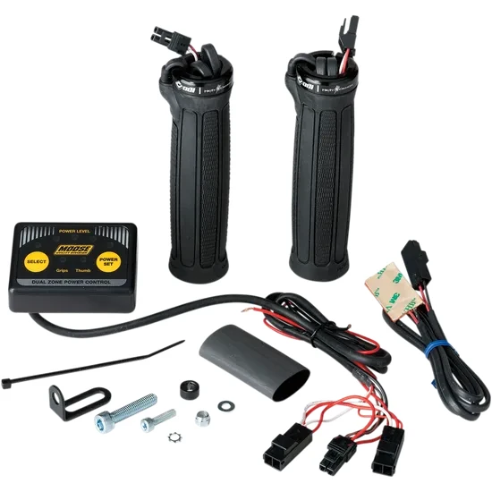 Clamp-On Dual Zone Heated Grip Kit for ATVs - Thumb Warmer 2