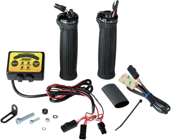Clamp-On Quad Zone Heated Grip Kit for ATVs