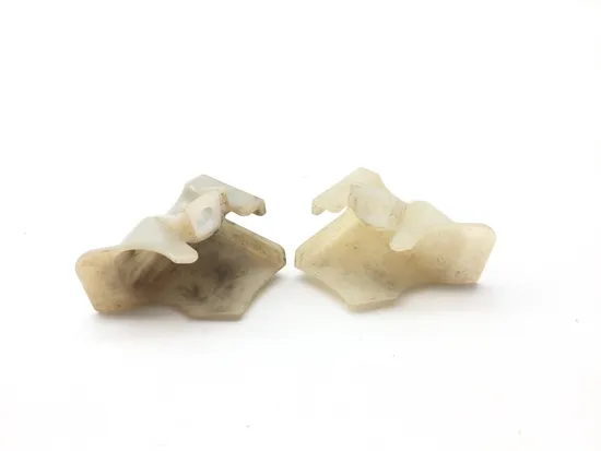 TRX 450ER Front Brake Rotor Rock Guards B from 2008 Honda