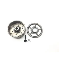 VFR 1200 Engine Flywheel W Starter Clutch from 2010 Honda VFR1200A 2309A