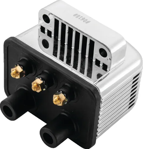 Twin Power Chrome 12V 3 Ohm Ignition Coil 1