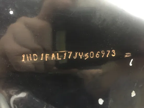 Main Frame Chassis CLN Ready To Go 1988 Harley-Davidson Electra Glide FLHT 2329