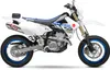 Yoshimura RS-2 Street Full System AL Exhaust Pipe Suzuki DRZ400S DRZ400SM