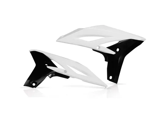 Acerbis Left Right Radiator Shrouds White Black