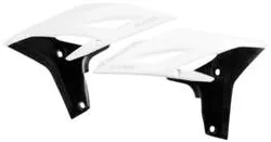 Acerbis Left Right Radiator Shrouds White Black