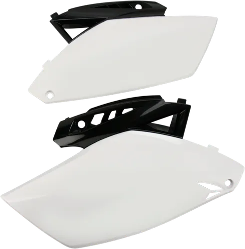 Acerbis Side Panel Number Plates White Black