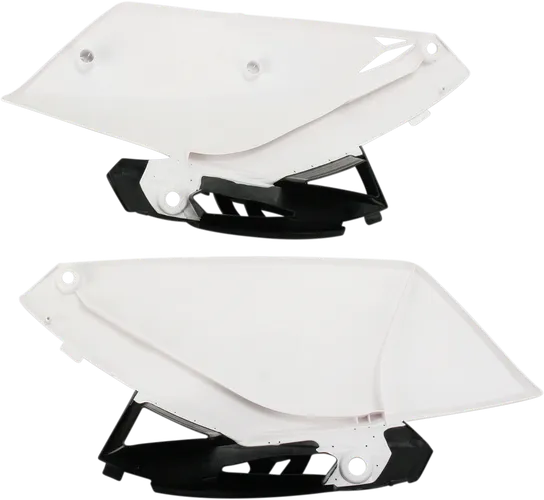 Acerbis Side Panel Number Plates White Black