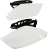 Acerbis Side Panel Number Plates White Black