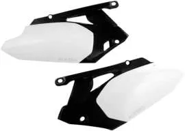 Acerbis Plastic Side Panels White Black