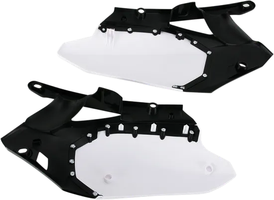 Acerbis Plastic Side Panels White Black