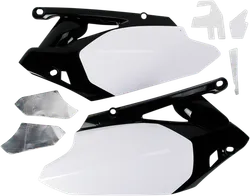 Acerbis Plastic Side Panels White Black