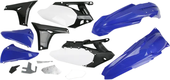Acerbis Plastic Fender Body Kit Blue Black White 2