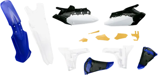 Acerbis Plastic Fender Body Kit Blue White Black