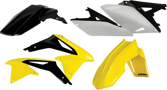 Acerbis Plastic Fender Body Kit Yellow Black White